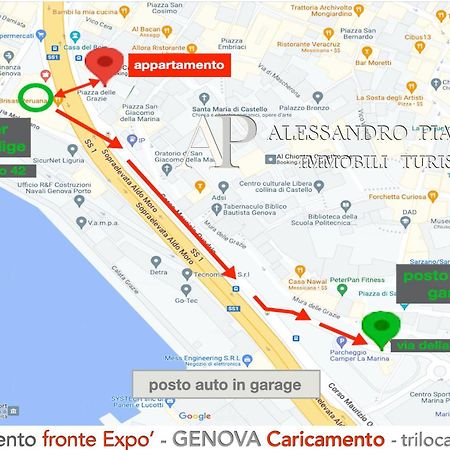 Cavour Luxury Sea View Lägenhet Genua Exteriör bild