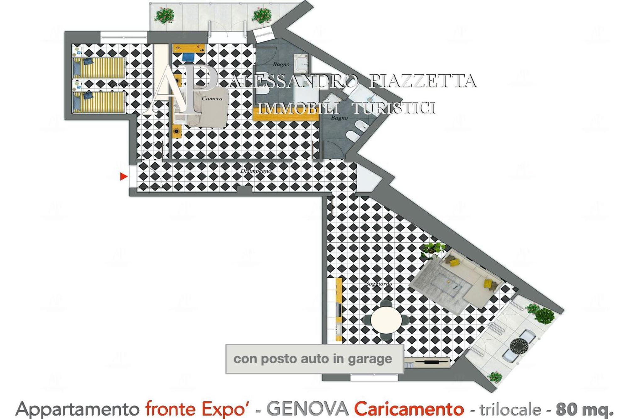 Cavour Luxury Sea View Lägenhet Genua Exteriör bild