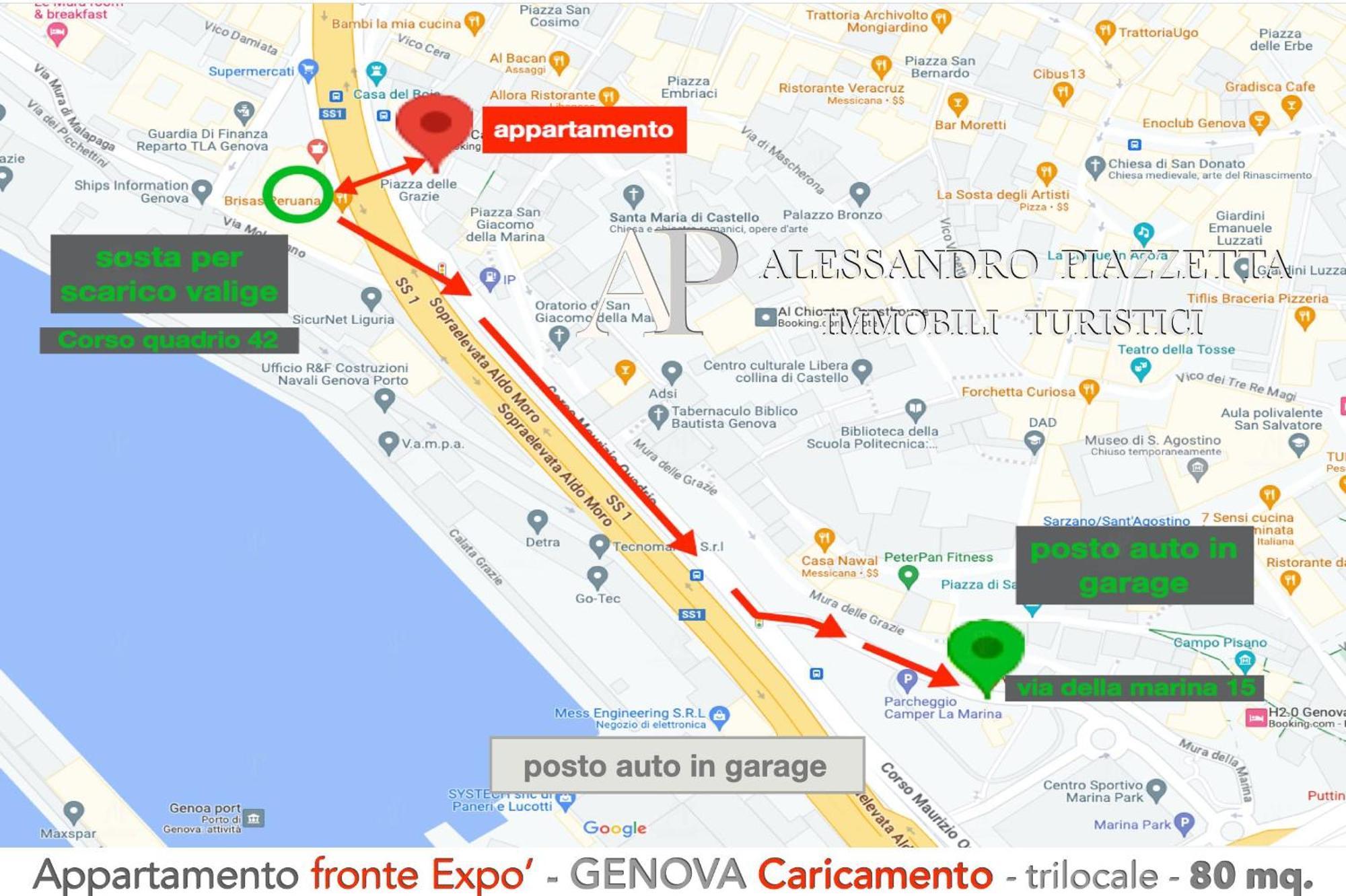 Cavour Luxury Sea View Lägenhet Genua Exteriör bild